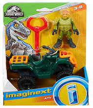 Load image into Gallery viewer, Fisher-Price Imaginext Jurassic World, ATV &amp; Technician

