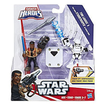 Load image into Gallery viewer, Star Wars Galactic Heroes Finn (Jakku) and First Order Stormtrooper Pack
