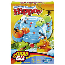 Load image into Gallery viewer, Elefun &amp; Friends Hungry Hungry Hippos Grab &amp; Go Game (Includes 2 Chomping Hippos)

