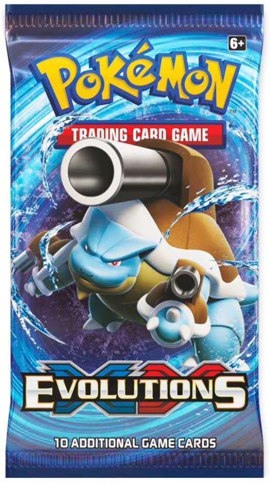 Pokemon TCG: XY Evolutions, A Booster Pack Containing 10 Cards Per Pack