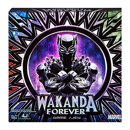 Marvel Wakanda Forever, Black Panther Dice-Rolling Game for Families, Teens and Adults