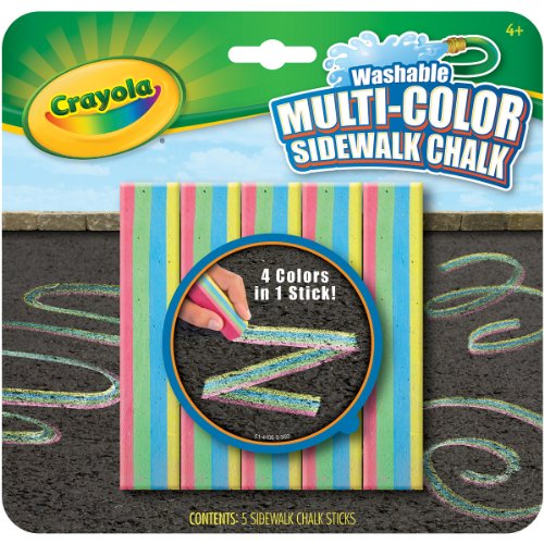 Crayola Washable Multicolored Sidewalk Chalk