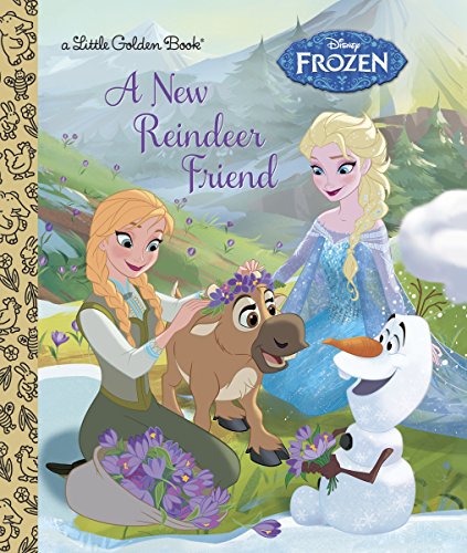 A New Reindeer Friend (Disney Frozen) (Little Golden Book) - Realmdrop Shop