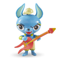 Load image into Gallery viewer, Rainbow Butterfly Unicorn Kitty Miguel with Guitar Figure Set
