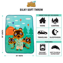 Load image into Gallery viewer, AnimalCrossing Silky Soft Throw Blanket
