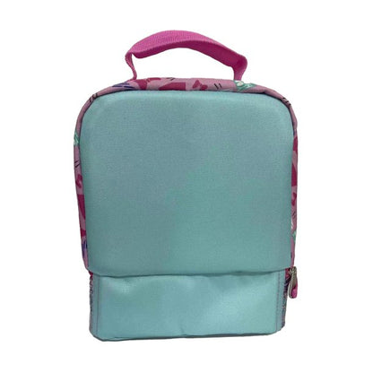 Kids Disney Minnie Mouse Dual Compartment Drop Bottom Lunch Bag for Girls