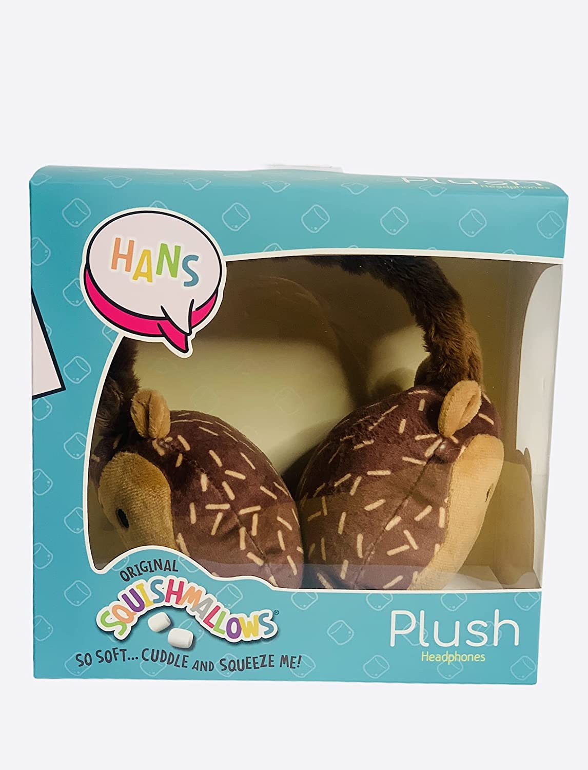 KellyToy Squishmallows Plush Headphones Cam, Winston, Hans, Lola for Adults, Children, Toddlers - Realmdrop Shop