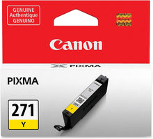 Load image into Gallery viewer, Genuine Canon Cli-271 Yellow Ink Cartridge No Box, Inner Package Sealed A17
