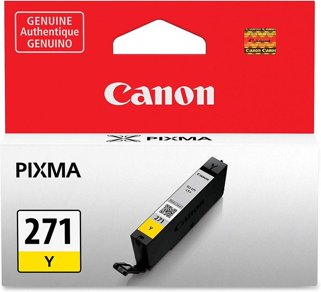 Genuine Canon Cli-271 Yellow Ink Cartridge No Box, Inner Package Sealed A17