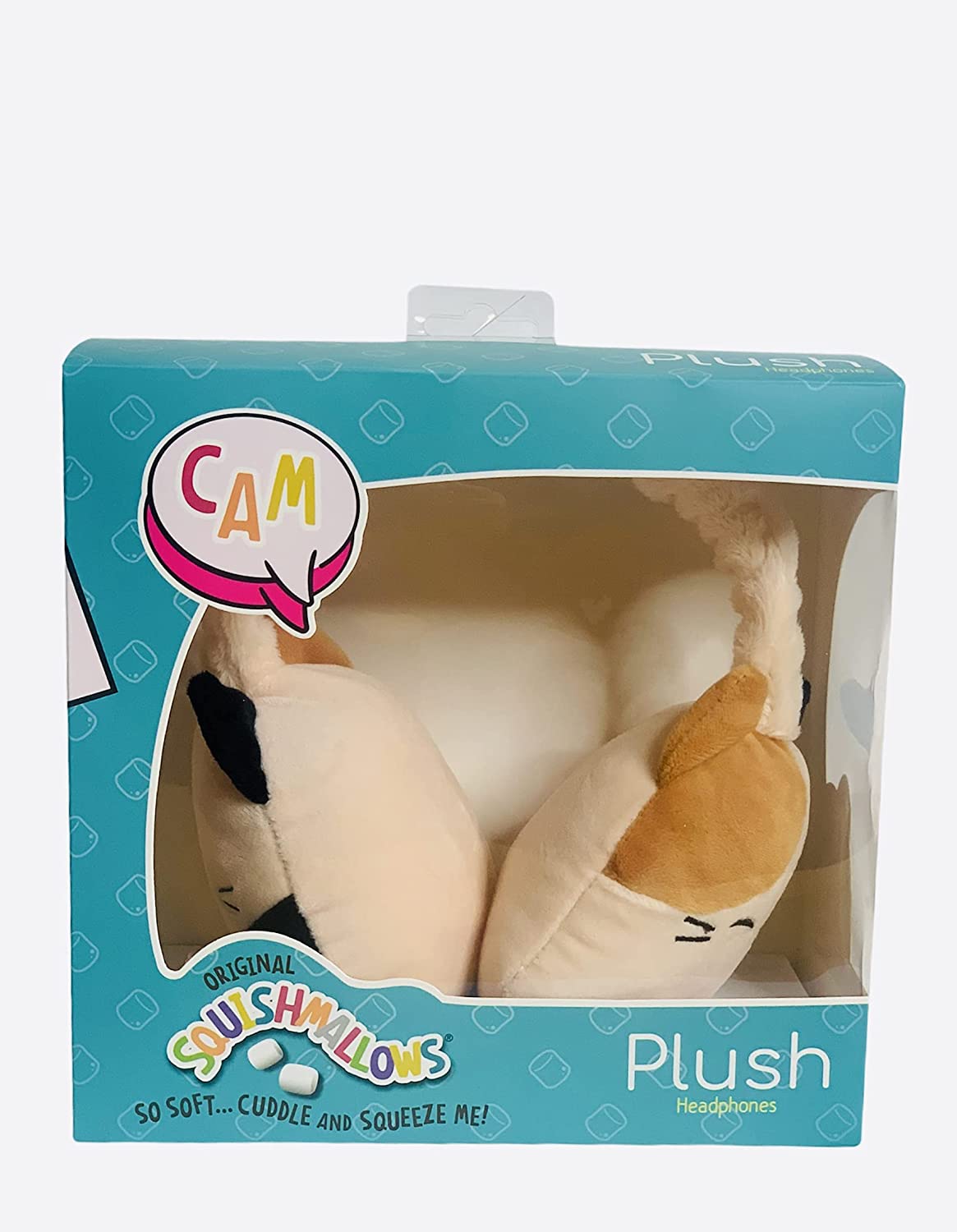 KellyToy Squishmallows Plush Headphones Cam, Winston, Hans, Lola for Adults, Children, Toddlers - Realmdrop Shop