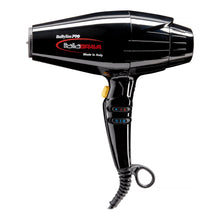 Load image into Gallery viewer, BaBylissPRO Italia Brava Travel Size Ceramic &amp; Ionic Hair Dryer, 2000 Watts, Black BABFB1BK
