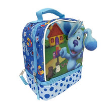Load image into Gallery viewer, Kids Nickelodeon Blues Clue Dual Compartment Drop Bottom Lunch Bag
