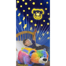 Load image into Gallery viewer, Pillow Pets Dream Lites Jumbo Rainbow Peaceful Bear
