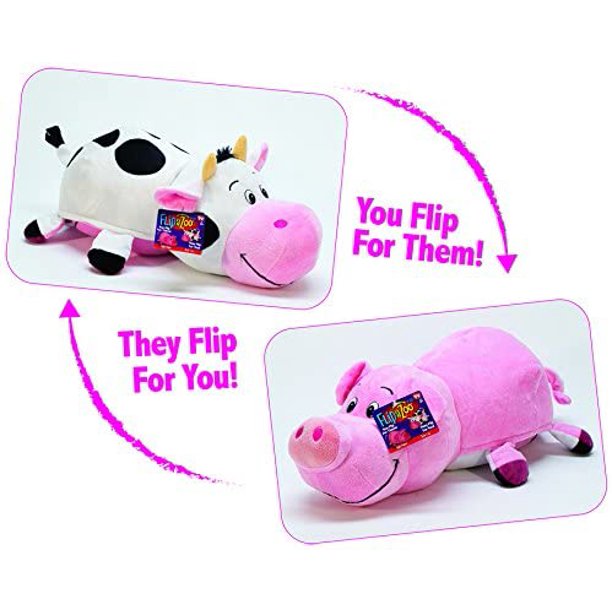FlipaZoo Pig to Cow – 16 Inch Transforming 2-in-1 Plush