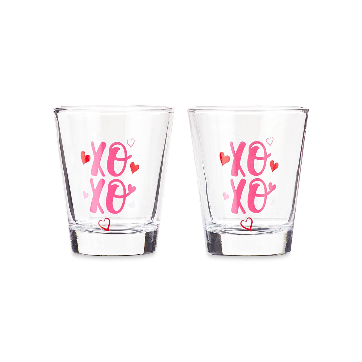 Way To Celebrate Valentine's Day Flask Shot Glass Set