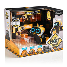 Load image into Gallery viewer, WowWee BotSquad Joe Plow (JP) - Interactive Robot Construction Vehicle Toy with Plow Attachment, Building Blocks, and Remote Control
