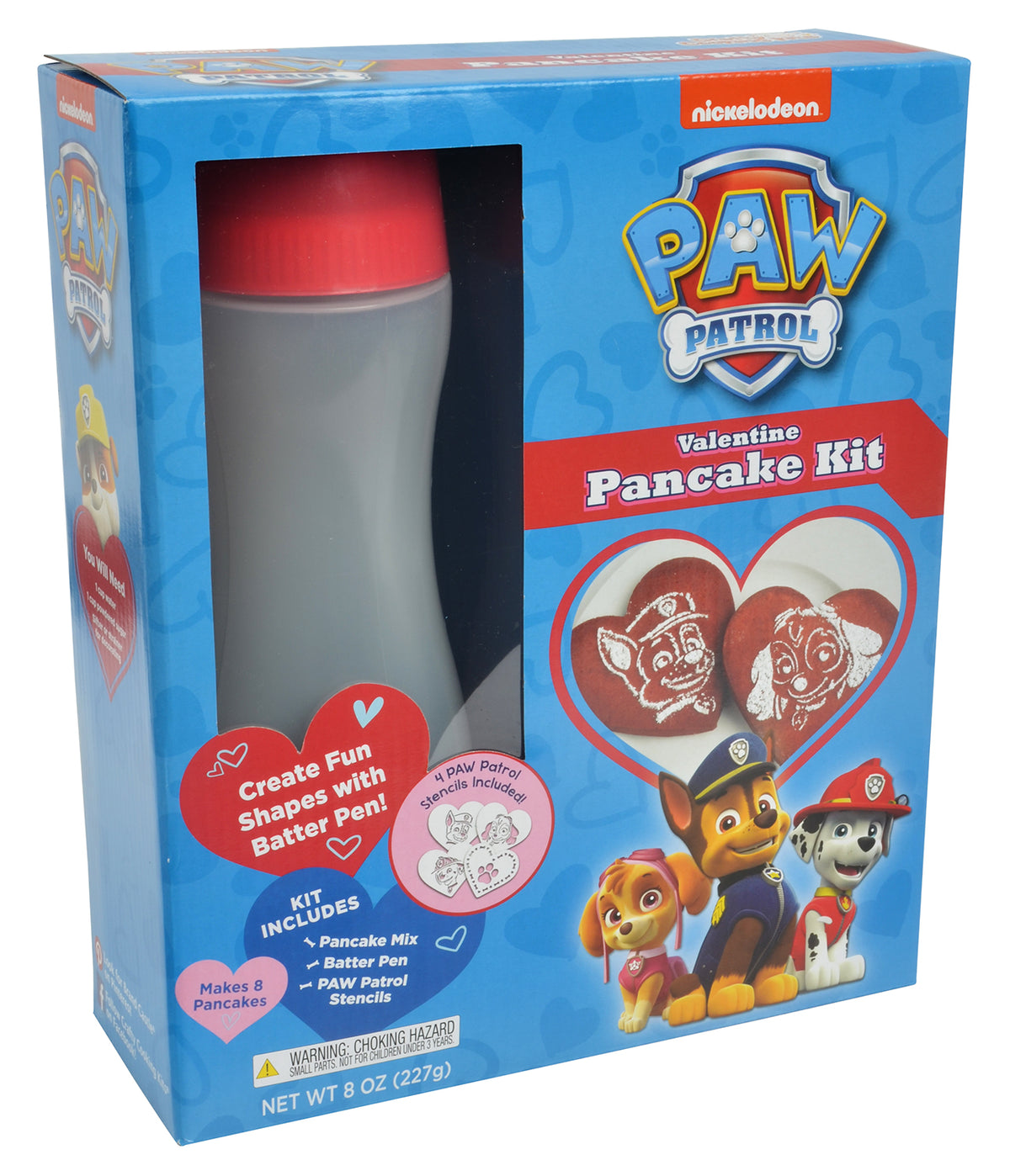Celebrations Paw Patrol Valentine Pancake Mix & Batter Pen Kit
