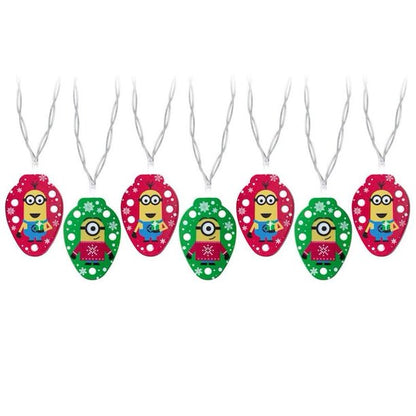 Universal String Lights 7-Count 2.9-ft White LED Battery-Operated Indoor Christmas String Lights