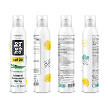 Load image into Gallery viewer, Hello Bello Mineral SPF 30 Sunscreen Spray with Zinc I Reef Friendly and Water Resistant I 5 Fl Oz
