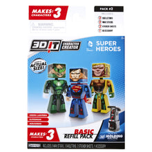 Load image into Gallery viewer, 3DIT Character Creator DC Comics Style 2 Basic Refill Pack Novelty Toy
