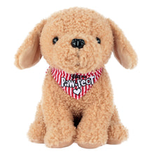 Load image into Gallery viewer, Way To Celebrate Valentine&#39;s Day Sitting Puppy Plush, Brown
