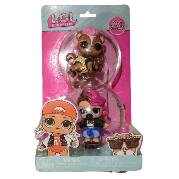 L. O. L. Surprise Lil Sis and Pet - 2 Pack - Dolls Vary