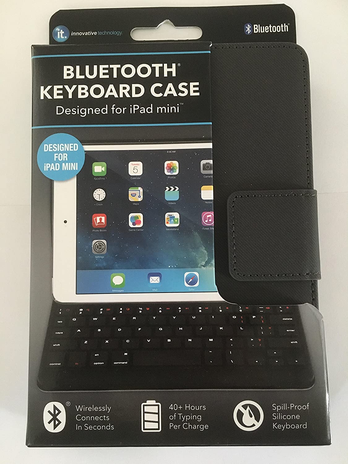 Innovative Technology Bluetooth keyboard case for iPad mini in its retail pack
