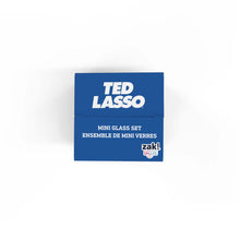 Load image into Gallery viewer, Zak Designs 2 Ounce 4-piece Valentine Mini Glass Set, Ted Lasso
