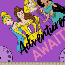 Load image into Gallery viewer, Disney Princess Adventures Await 1.5 Yard Precut Fleece Fabric
