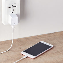 Load image into Gallery viewer, Onn 2.4 Amp Wall Charger with Micro USB Syn, White
