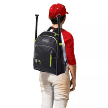 Load image into Gallery viewer, Franklin Sports 19.25&quot; Sports Backpack - Black/Green
