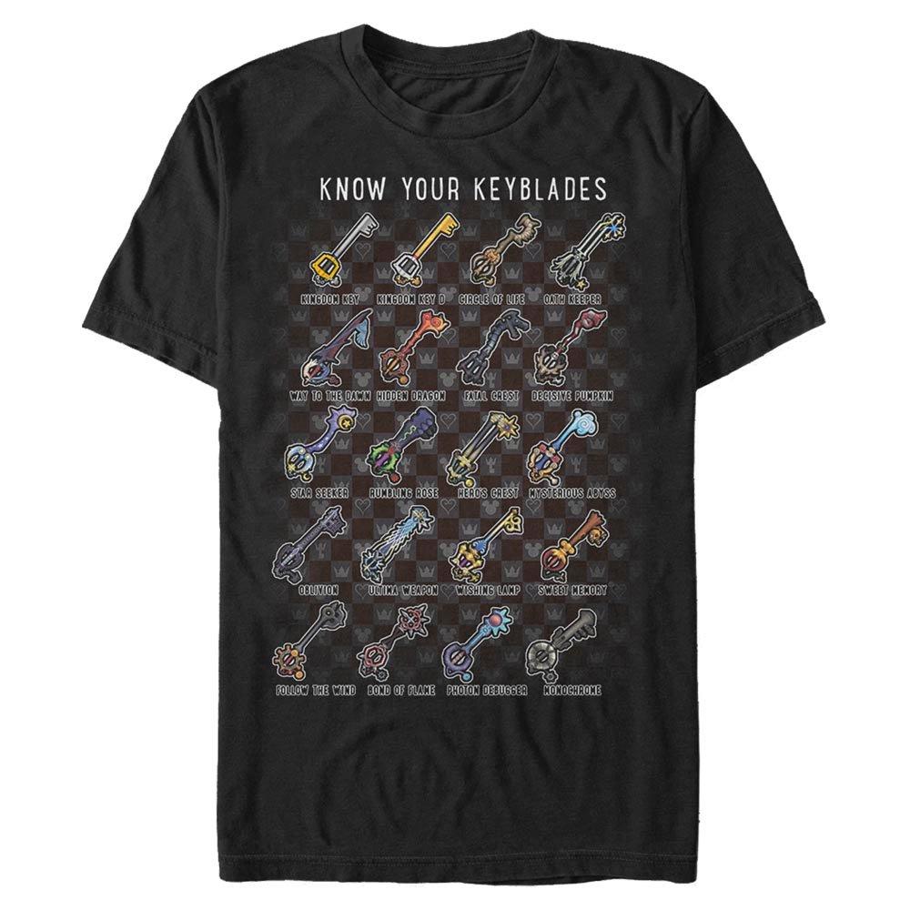 Kingdom Hearts T Shirt Know Your Keyblades