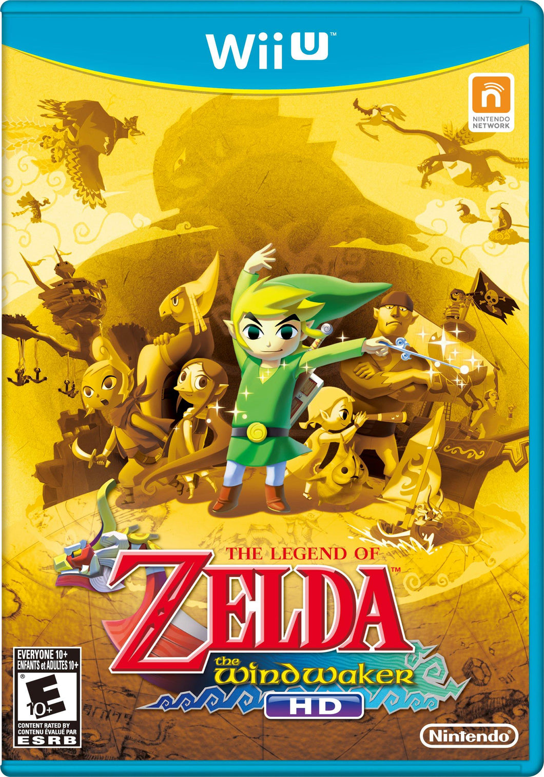 The Legend of Zelda Wind Waker HD - Wii U Gold Foil Edition (US Version)