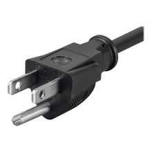Load image into Gallery viewer, Monoprice 3-Prong Power Cord - 6 Feet - Black | NEMA 5-15P to IEC 60320 C13, 16AWG, 13A
