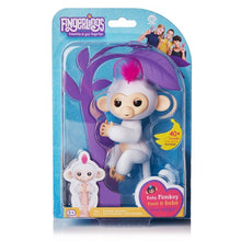 Load image into Gallery viewer, Fingerlings - Interactive Baby Monkey - Sophie (White with Pink Hair) By WowWee
