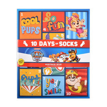 Load image into Gallery viewer, Paw Patrol Toddler 10 Days of Socks, 10-Pack 2T-5T
