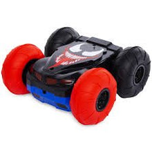 Load image into Gallery viewer, XVB Spiderman Vs Venom Flip Car Christmas or Birthday Gift Remote Control Car
