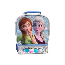 Load image into Gallery viewer, Kids Disney Frozen Dual Compartment Reusable Lunch Bag for Girls
