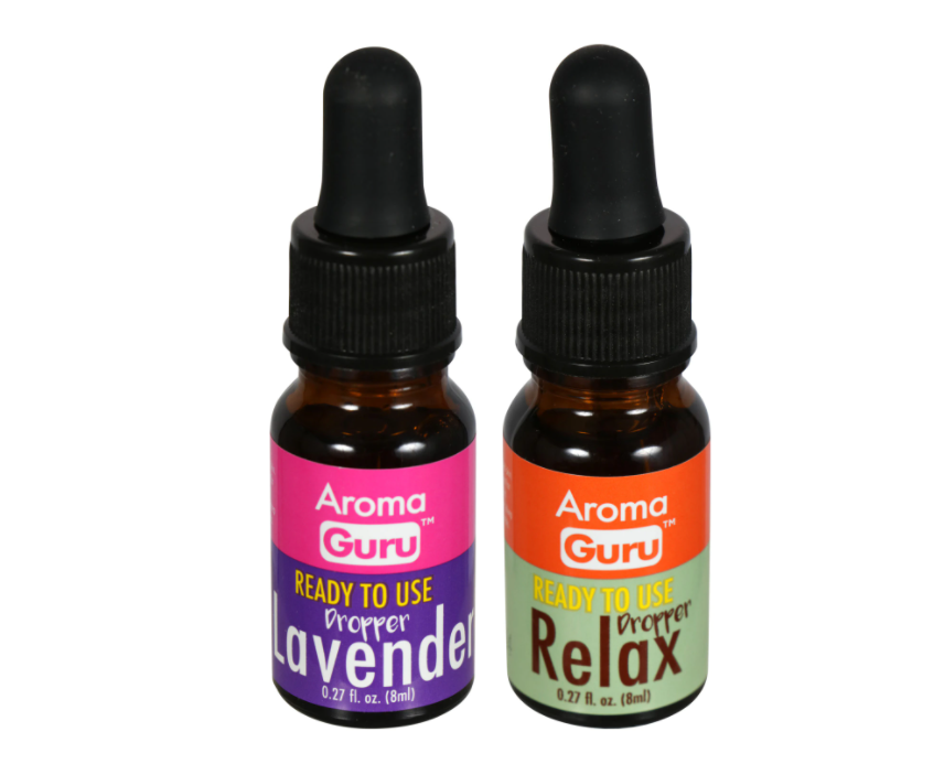 Aroma Guru Scented Aromatherapy Droppers, 0.27 fl.oz. Bottles - Realmdrop Shop
