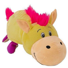 Load image into Gallery viewer, FlipaZoo 2-in-1 Bunny to Yellow Horse Plush - 16 Inches
