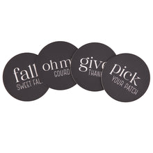 Load image into Gallery viewer, Way to Celebrate Round Drink Coasters, Ceramic, Give, 4-Pack, Multi-Color
