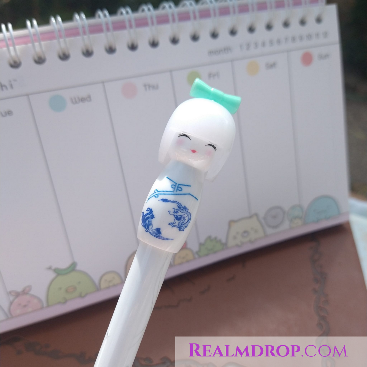 Kokeshi Japanese Doll Pens