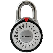 Load image into Gallery viewer, Master Lock 1588D Locker Lock Combination Padlock with Magnification Lens, 1 Pack, Assorted Colors
