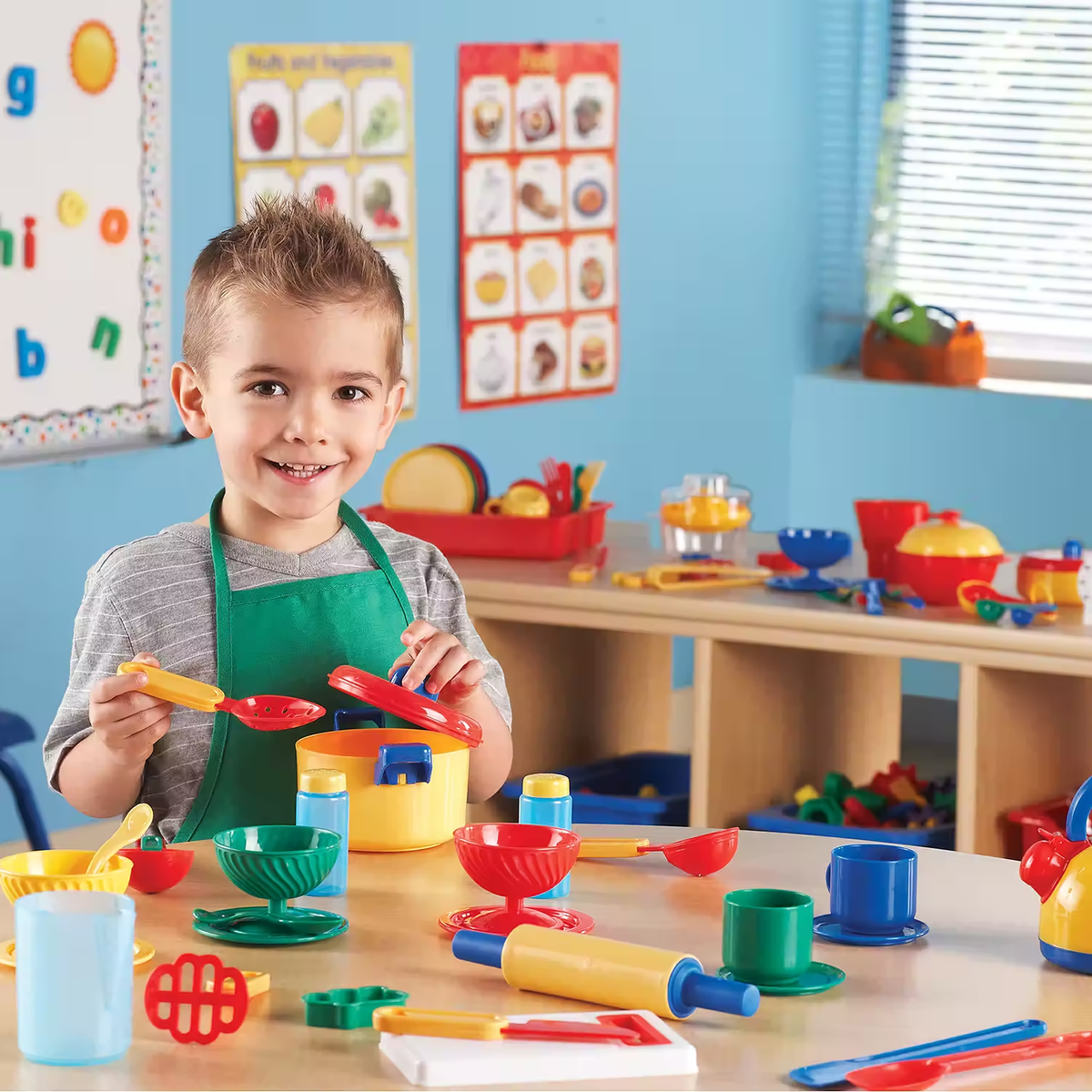 Learning Resources Pretend and Play Kitchen Set, Ages 3+