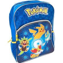Load image into Gallery viewer, Pokemon Leaping Picachu 16&quot; Backpack, Glittering School Book Bag
