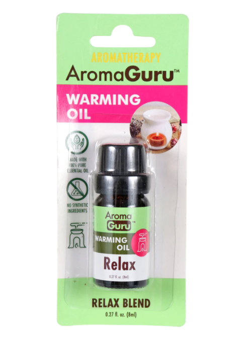 Aroma Guru Relax Warming Oil, 0.27-oz.