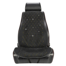 Load image into Gallery viewer, Pilot Gold Seat Cover Combo Embellished with Swarovski Crystals Fit Most Cars, SUVs, Trucks, Vans
