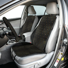 Load image into Gallery viewer, Pilot Gold Seat Cover Combo Embellished with Swarovski Crystals Fit Most Cars, SUVs, Trucks, Vans
