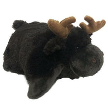 Load image into Gallery viewer, Pillow Pets Pee-Wees Chocolate Moose Plush Stuffed Animal 11”

