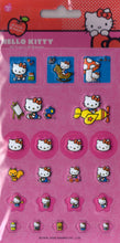 Load image into Gallery viewer, Sanrio Kids Hello Kitty Toothbrush &amp; Puff Stickers Travel Girls
